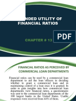 Expanded Utility of Financial Ratios: Chapter # 13