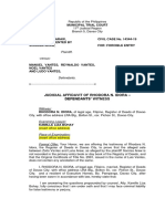 Davao Land Title Affidavit