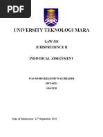 Download Assignment Juris II by Wan Mohd Ikram SN40346921 doc pdf