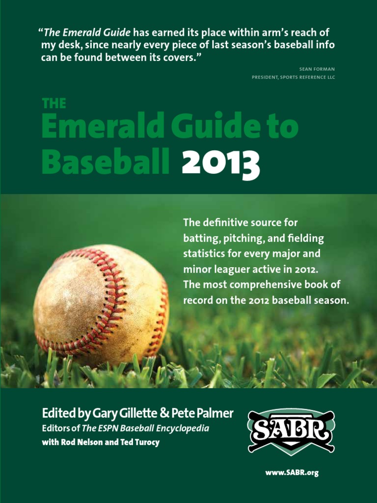 2013 Emerald Guide To Baseball PDF PDF National League Sports Leagues