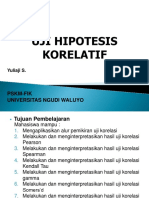 Uji Hipotesis Korelatif - Spss