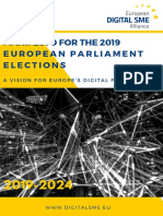 Manifesto For The 2019 European Parliament Elections: A Vision For Europe'S Digital Future