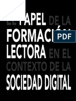 Papel Formación Lectora Sociedad Digital
