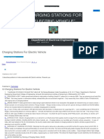 Charging Stations For Electric Vehicle