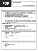 Amit Chabhor QA RESUME PDF