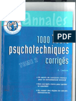 1000 Tests Psychotechniques PDF