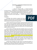 Model Analisis Perbandingan Administrasi Publik Di Organisasi Administrasi