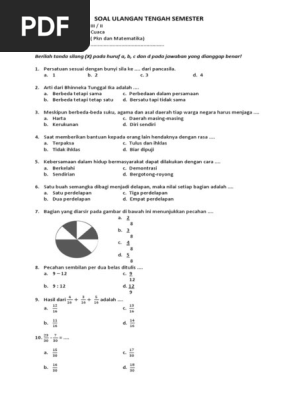 Soal Uts Semester Ii Tema 5 Docx