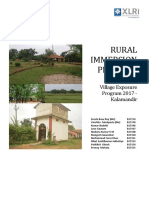 Village Exposure Program 2017 - Kalamandir Insights