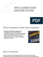 Automatic License Plate Recognition System