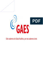 Presentacion de GAES y Detalles Del Convenio