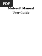 Mulesoft Manual User Guide