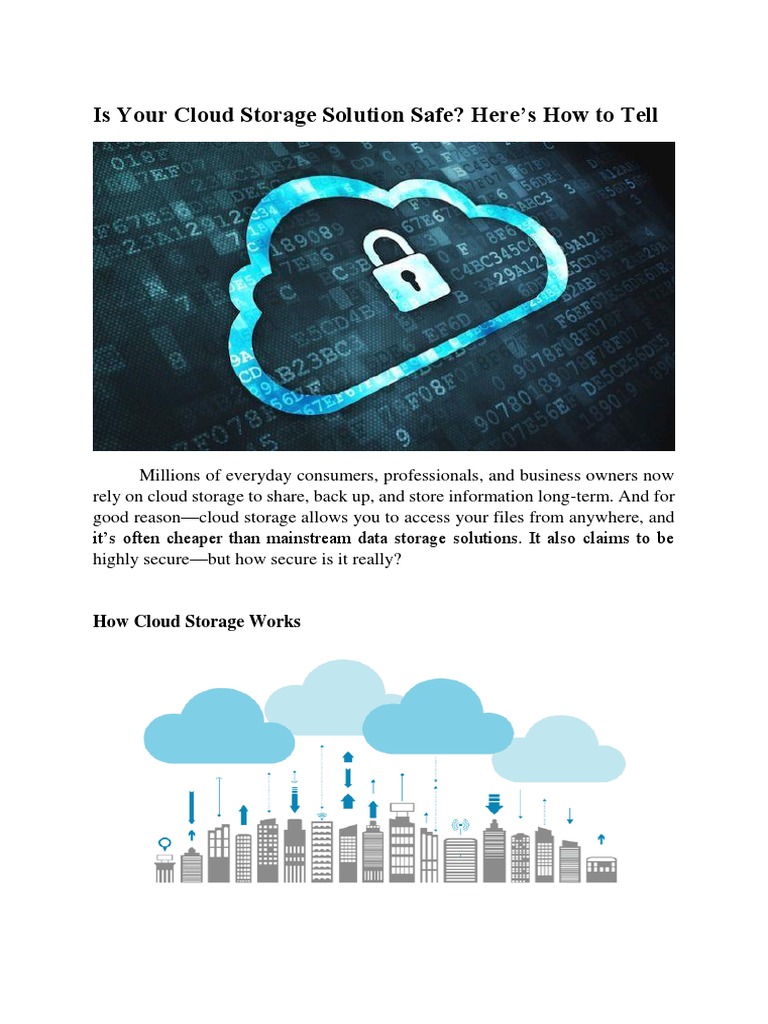 Assessing Cloud Storage Security Risks | PDF | Computer Security | Security