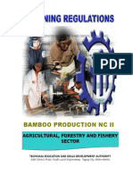 Bamboo Production NC Ii