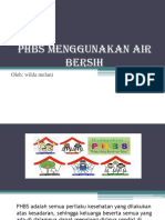 Phbs Menggunakan Air Bersih