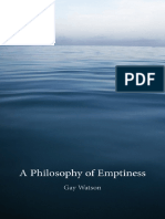 Watson - A Philosophy of Emptiness (2014) PDF