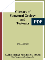 Glossary of Structural Geology and Tectonics (Saklani, 2008) PDF