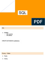 SQL - Presentation