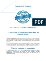 Garantía de Examen PDF