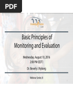 Monitoring Evaluation Powerpoint Slides PDF