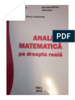 Analiza Matematica Pe R