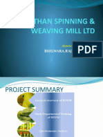 Rajasthan Spinning & Weaving Mill LTD