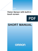 Short Manual: Vision Sensor With Built-In Touch Screen