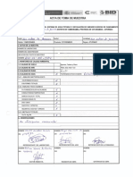 Acta de Toma de Muestra - Monitoreo