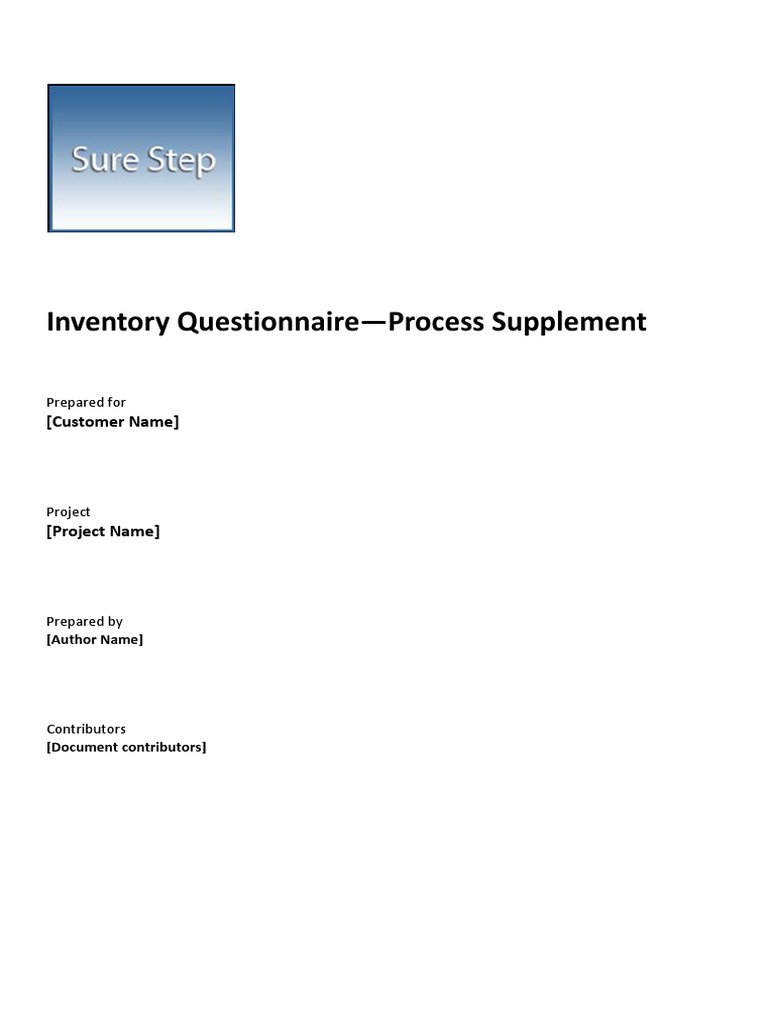 Inventory Compliance and Vendor Questionnaire | PDF | Shelf Life ...