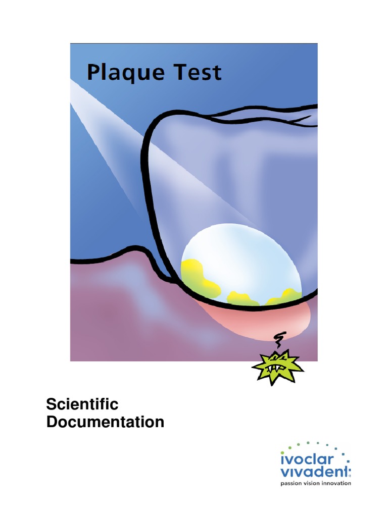 Plaque Test PDF Human Tooth Dentistry