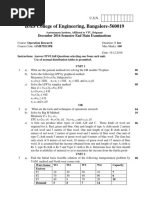 BMS College of Engineering, Bangalore-560019: December 2016 Semester End Main Examinations