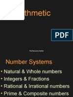 Arithmetic LCM