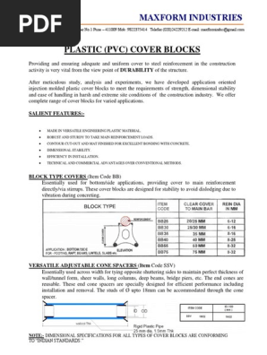 cOVER BLOCKS 