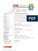 Ontents: SPECIAL TOPIC: Packet Transport Networks