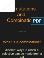 Permutations and Combinations: The Resource Center