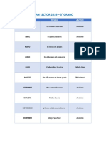 Plan de lectura 3er grado 2019 cuentos autores