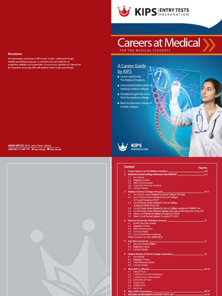 Career Guide Medical For Punjab18 | PDF | Islamabad | World Politics