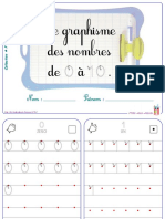 Le Graphisme Des Nombres de 0 À 10 PDF