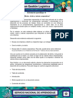 Evidencia 5 Afiche Mision Vision y Valores Corporativos