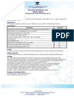 Phenol-formaldehyde resin Phenix 140 М: Chemical composition