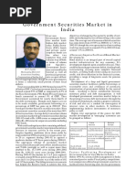 Government Securities Market in India: R.V.Joshi