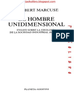 Marcuse Herbert - El Hombre Unidimensional.pdf