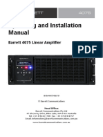 4075 Linear Amplifier System Manual