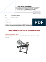 Mesin Paket Tusuk Sate