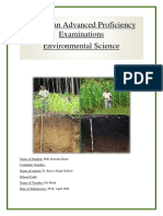 Caribbean Advanced Proficiency Examinations Environmental Science