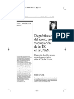 Diagnóstico Del Uso de Las TIC en La UNAM