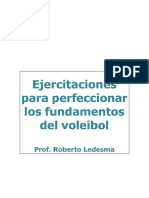 Ejercitaciones Para Perfeccionar Los Fundamentos Del Voleibol, Roberto Ledesma