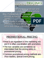 Pricing Policies