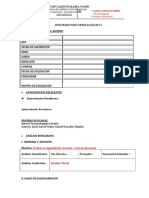 Plantilla Informe Psicopedagógico