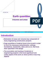 Earth Quantities: Volumes and Areas